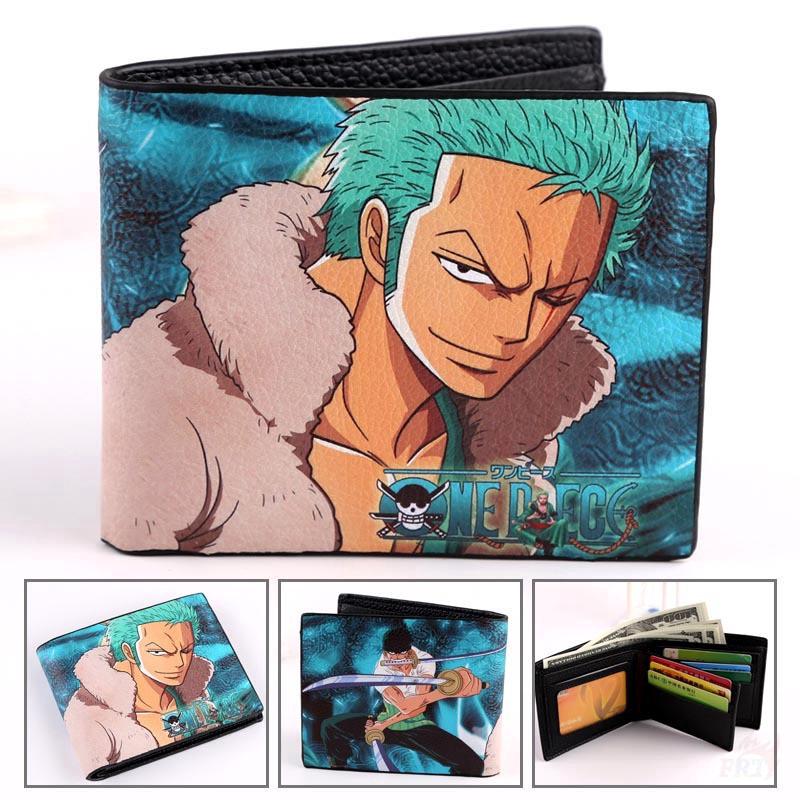 ✨ Ready Stock ✨ ☠ One Piece กระเป๋าสตางค์ ☠ Roronoa Zoro PU Wallet Purse Fashion Wallet