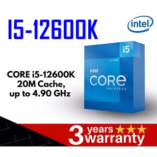 CPU (ซีพียู) 1700 INTEL CORE I5-12600K 3.7 GHz รับประกัน 3 - Y