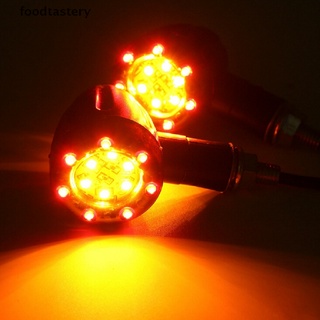 Fty หลอดไฟเลี้ยว LED สีเหลืองอําพัน สีแดง สําหรับรถจักรยานยนต์