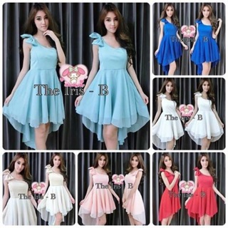 Maxi Dress ทรงเปิดไหล่เรียบหรู