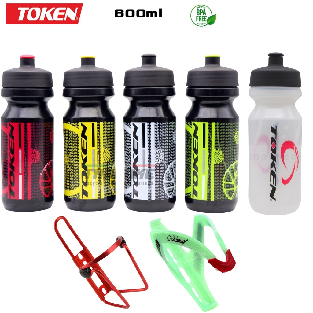 ขวดน้ำปั่นจักรยาน เดินป่า TOKEN ของแท้ ขนาด 600ml แบบนุ่ม บีบง่าย ราคา ถูกที่สุด ดีลบีเคเค แกลเลอรีภาพที่ 3