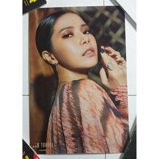 โปสเตอร์ เดี่ยว โซลาร์ ของแท้ จาก อัลบั้ม MAMAMOO - TRAVEL Album ของแท้ พร้อมส่ง Kpop Poster Solar AYA