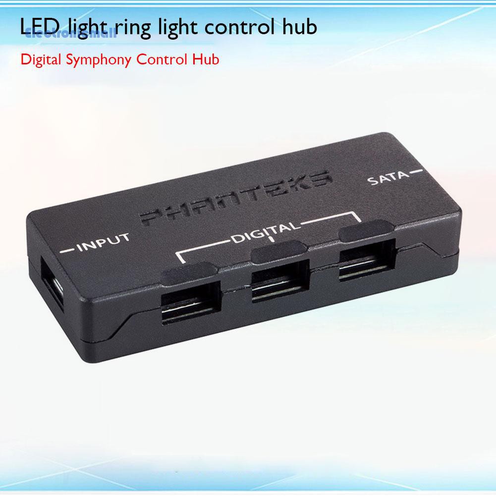 ElectronicMall01 PHANTEKS 5V 3Pin Digital Remote Control HUB RGB LED ...