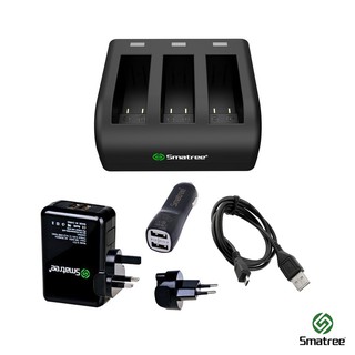 SMATREE® TRIPLE CHARGER SET FOR HERO 7