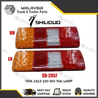 Shiliduo SD-2057 TATA 1313 ไฟท้าย LED 12V 24V แลมปู BELAKANG LORI TRUCK TRAILER