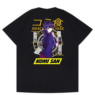 [COD]เสื้อยืด ผ้าฝ้าย พิมพ์ลายการ์ตูนอนิเมะ KOMI SAN Combed 30s สไตล์ญี่ปุ่น สําหรับผู้ชาย 2022