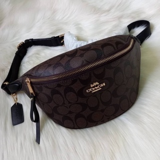 COACH BELT BAG IN SIGNATURE CANVAS (F48740)