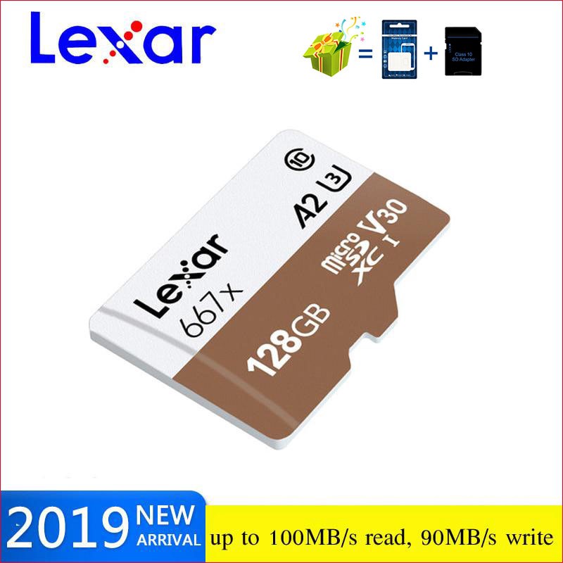Lexar 667x micro sd memory card class 10 32gb 64gb 128gb high speed