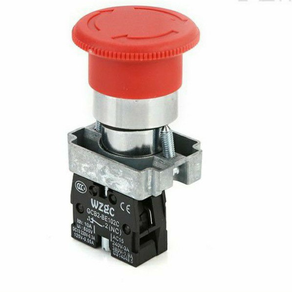 อีเมอเจนซี่สวิทซ์ สวิทซ์ตัดไฟ สวิทซ์ปิดฉุกเฉิน emergency stop switch no nc