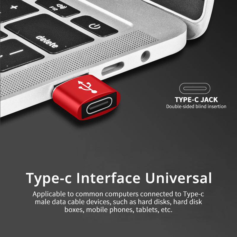 อะแดปเตอร์แปลงข้อมูล USB 3.0 เป็น USB C ตัวผู้ เป็น Type-C ตัวเมีย OTG OTG