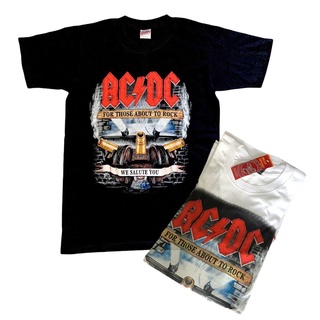 AC019 เสื้อวงร็อค ACDC เอซีดีซี เสื้อวง เสื้อยืดเอซีดีซี เสื้อวินเทจ