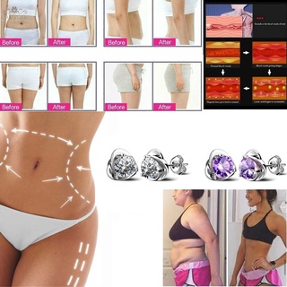 【DREAMER】1 Pair Magnetic Slimming Earrings Weight loss Body Relaxation Massage Slim Ear Studs Patch