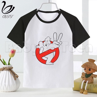 เสื้อยืด พิมพ์ลายการ์ตูน Ghostbusters Movie Music Ghost Busters แฟชั่นสําหรับเด็กผู้ชาย