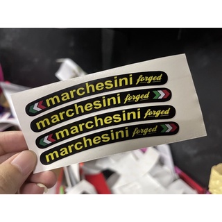 สติกเกอร์ ขอบล้อ marchesini racing