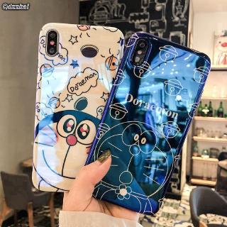 เคสโทรศัพท์มือถือลายการ์ตูนโดเรมอนสําหรับ Oppo A 92 A 52 A 91 A 31 A 12 Realme C 11 6 Pro 5 I C 1 C 2 X Xt 3 5 S Reno 3 2 F 10 X F 9 F 11 Pro A 3s A 3s A 5 S A 7 A 5 2020