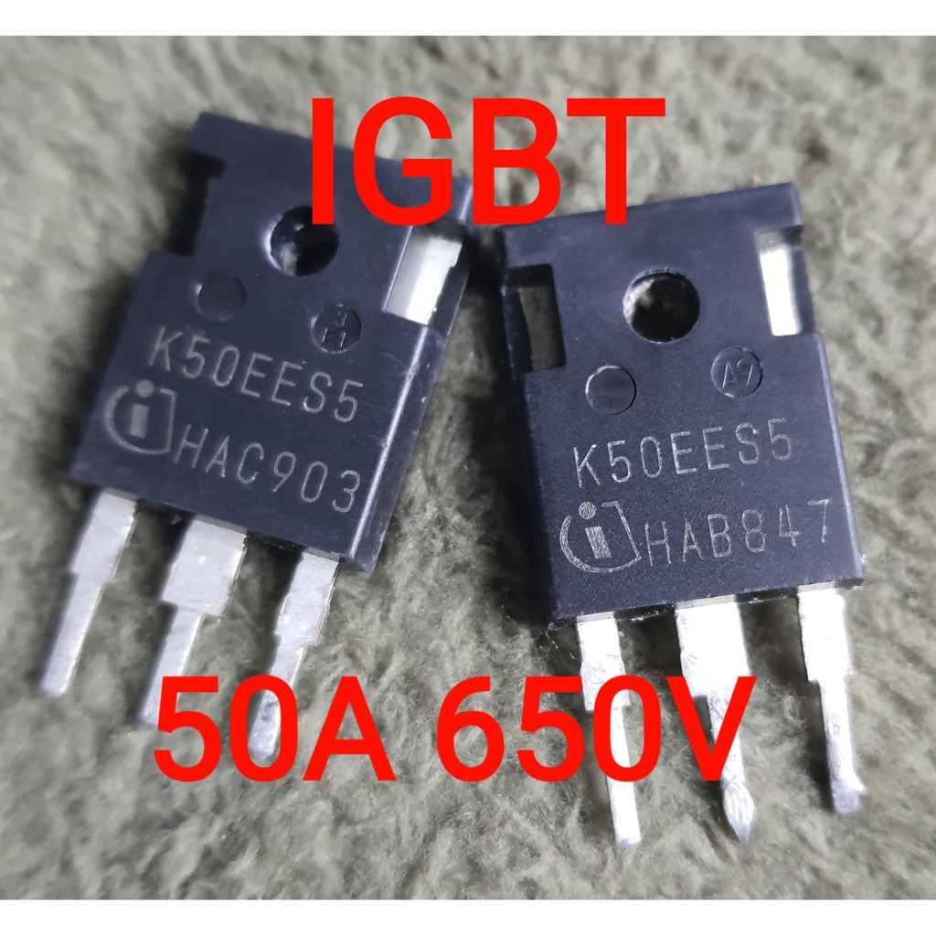 2ชิ้น K50EEH5 50A 650V IGBT ความถี่สูงสำหรับสวิทชิ่ง-ตู้เชื่อม-อินเอร์เตอร์ ของถอดมือสอง