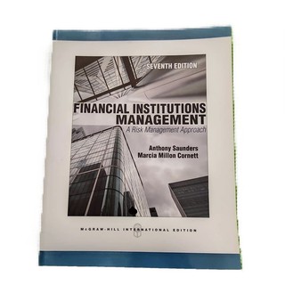 หนังสือ Financial Institutions Management : A Risk Management Approach