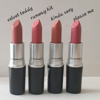 MAC Lipstick ลิปแมค (ของแท้) please me ,kindasexy , mocha