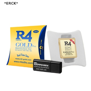 Erck ตลับหมึก R4 Gold Pro SDHC สําหรับ DS 3DS 2DS Revolution พร้อมอะแดปเตอร์ USB 2021