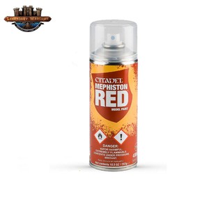 [P360พร้อมส่ง] Citadel : SPRAY: MEPHISTON RED (400ML) สีสเปรย์สำหรับทำสีโมเดล