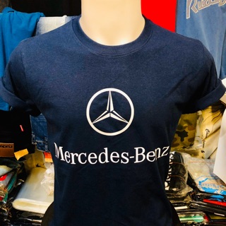 เสื้อยืดแฟชั่น Mercedes-Benz T-Shirt 💯%Cotton No.30