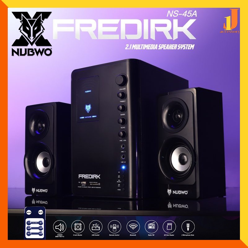 NUBWO ลำโพง รุ่น NS-45A FREDIRK 2.1 /  NX-S4 / CeFlar M-880DC