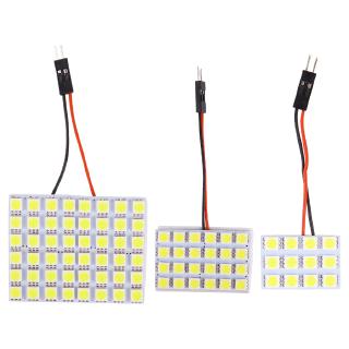 12V 5050 12/24/48 SMD LED Car Interior Dome Reading Self-adhesive Panel Light Lamp Bulb White