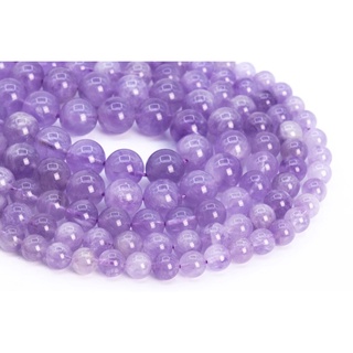 42 cm Long Natural Lavendure Amethyst Quartz Round Bead 6 mm 8 mm 10 mm