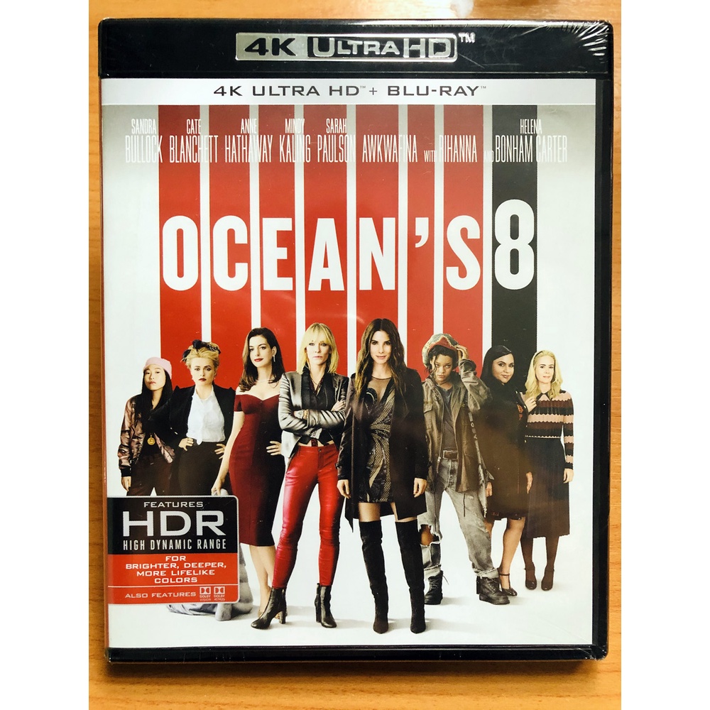 Ocean's 8 4K อัลตร้าเอชดี & บลูเรย์ / 4K Ultra HD + Blu-ray เสียงไทยและซับไทย