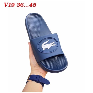 ⚡พร้อมส่ง⚡รองเท้าแตะแบบสวมLacosteรุ่นใหม่ล่าสุด