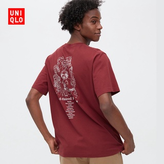 【💘💘】Uniqlo เสื้อยืดแขนสั้น พิมพ์ลาย ONE PIECE FILM RED สําหรับผู้ชาย453660