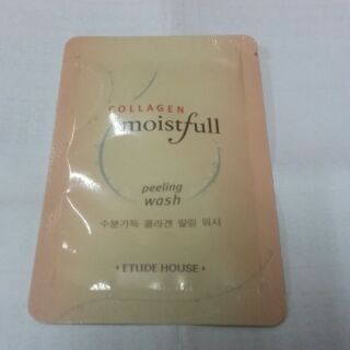 Etude collagen moistfull peeling wash