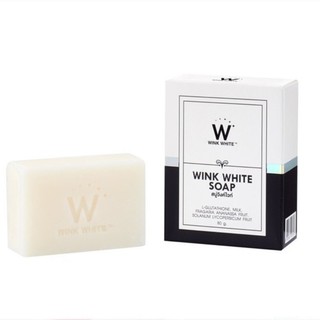 สบู่วิ้งไวท์*ฟอกตัวกระจ่างใส(Wink White Soap)