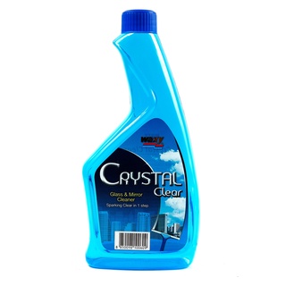 รีฟิลล์ น้ำยาเช็ดกระจก 580 มล. Waxy Crystal Clear น้ำยาเช็ดกระจก Refill Glass Cleaner 580 ml. Waxy Crystal Clear