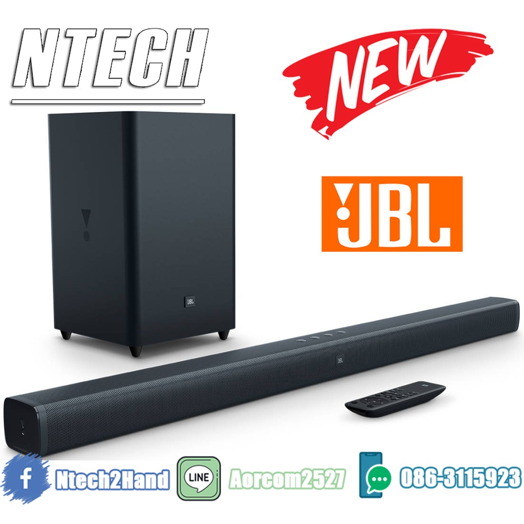 JBL ซาวด์บาร์ (300 วัตต์,2.1Ch.) รุ่น BAR 2.1