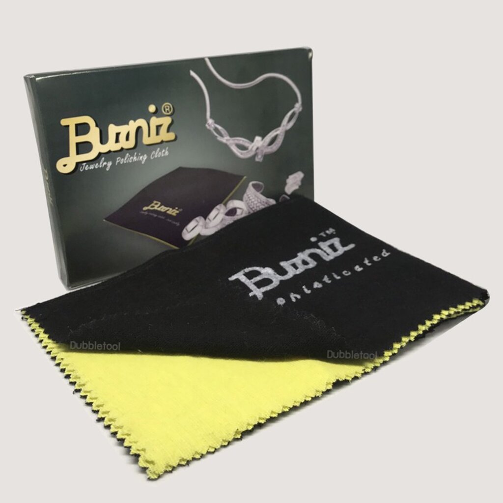 ผ้าเช็ดงาน เบอร์เนอร์ ผ้าขัดเครื่องประดับ Berner ขนาด 24x23 Cm