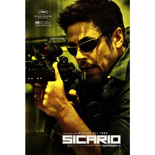 โปสเตอร์หนัง Sicario ซิคาริโอ ภาพยนตร์ Movie Poster ภาพติดผนัง ตกแต่งบ้าน รูปติดห้อง ของสะสม ร้านคนไทย