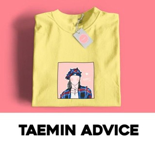 เสื้อยืดแขนสั้น พิมพ์ลาย Taemin SHINEE ADVICE สําหรับผู้ชาย