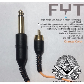 FYT RCA CLIP CORD I (แบบหัวตรง)