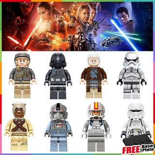 Lor San Tekka Minifigures Tusken Raider AT-AT Driver Clone Turbo Tank Star Wars ของเล่นของขวัญตัวเลขขนาดเล็ก C001-C008