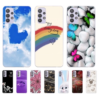 เคสโทรศัพท์ซิลิโคน TPU แบบนิ่ม สําหรับ Samsung Galaxy a32 a50 a50s a51 a52