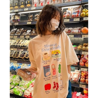 พร้อมส่ง🔥เสื้อยืด Homie Essentials Oversized Tee