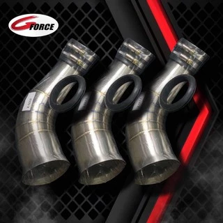 ท่อกรองเลส xmax300 / Forza350 ท่อกรองอากาศ ดูดสด - เข้าหม้อกรองเดิม ขึ้นยูบล็อค ท่อไอดี คอกรองดูดสด