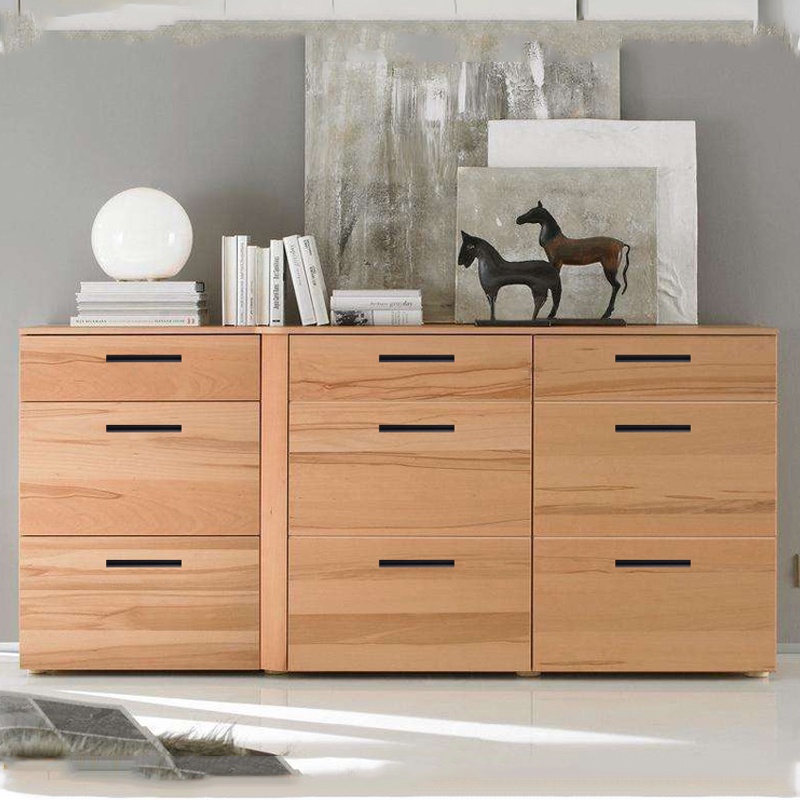 Yaexit มือจับตู้เสื้อผ้า ตู้กับข้าว สีดํา และลูกบิด