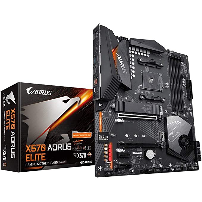 X570 AORUS ELITE AM4 เมนบอร์ด AMD