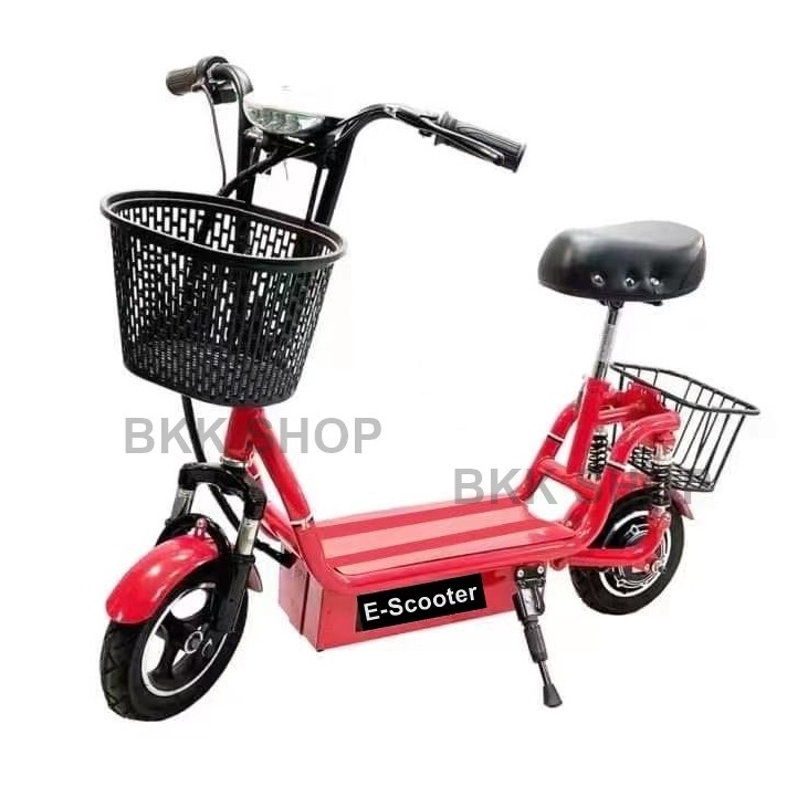 (ใหม่) สกู็ตเตอร์ไฟฟ้า Electric Scooter 24V ไฟหน้า LED E-Scooter ความจุของแบตเตอรี่ 24V20A-24/40A มอ