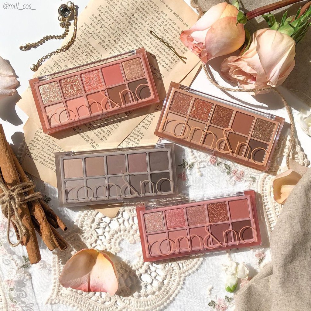 (แท้/พร้อมส่ง) rom&nd (romand) Better than palette สี 03 Rosebud Garden