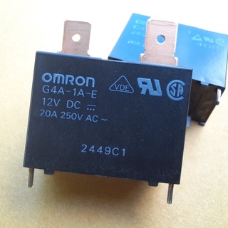 Relay G4A-1A-E Omron 12-24VDC 20A   ใช้ในแผงวงจรแอร์บ้าน  รีเลย์ เครื่องปรับอากาศ ไมโครเวฟ