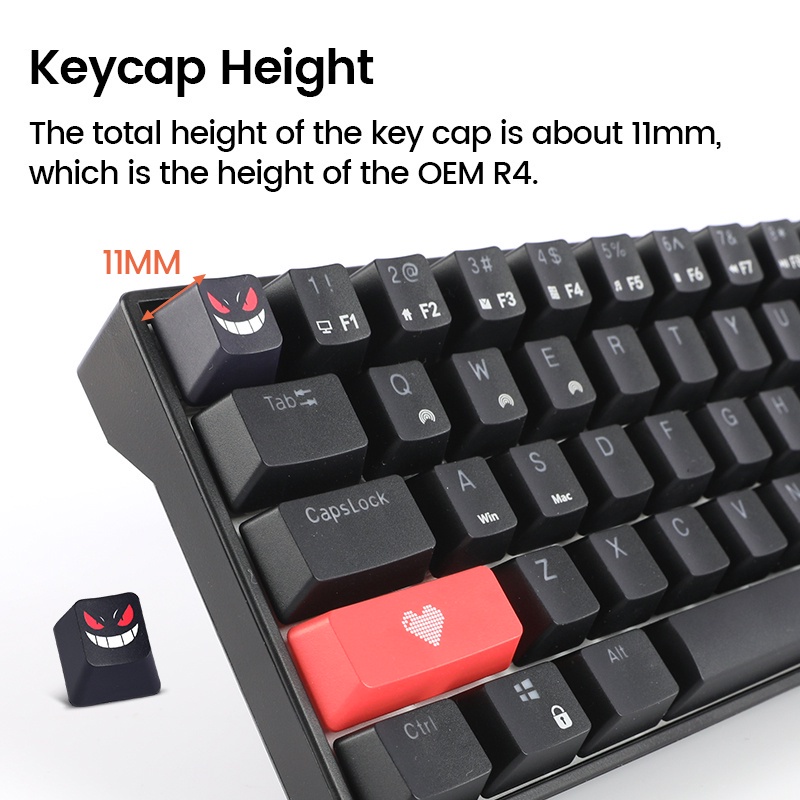 ชุดปุ่มกดคีย์บอร์ด R4 2.25 U Enter Key Arrow keys สําหรับคีย์บอร์ด DIY