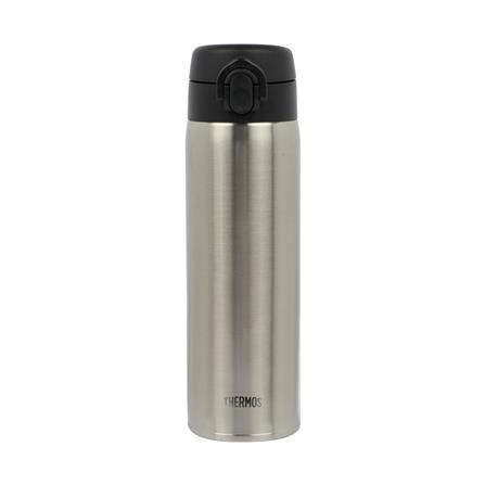 ขวดน้ำ กระติกสุญญากาศ 0.5 ลิตร THERMOS JNX-500S SBK สีสเตนเลส ขวดน้ำเก็บความเย็น